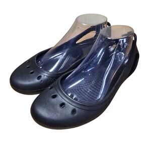 Crocs 11215 Women's Kadee Ballet Flats - Black- Womens Size 8 Great condition
